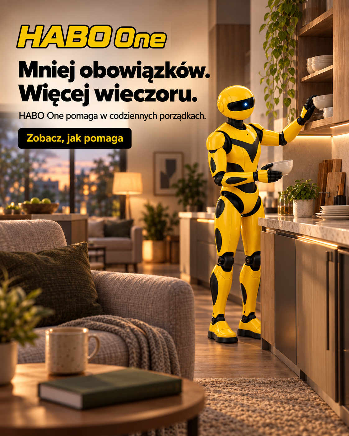 Reklama HABO One — Mniej obowiązków, więcej wieczoru